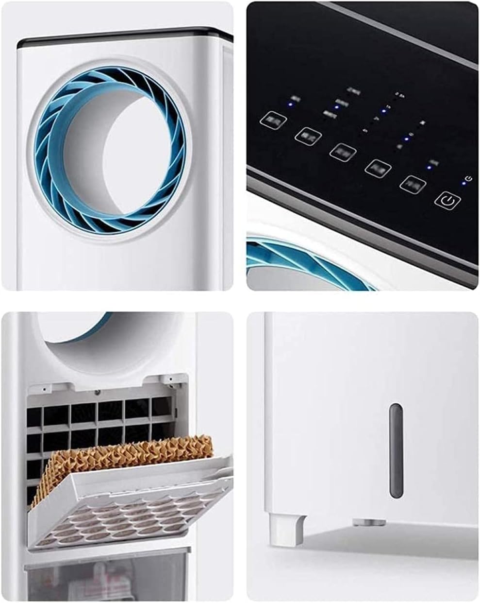  Climatiseur Portable Pour La Maison, Avec Télécommande, Silencieux, Ventilateur/humidificateur/purificateur D'air Mobile Pour La Maison, Le Bureau Ou La Chambre.