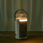  DieffematicKTY Climatiseur Mobile Mini Air Conditioner Color Changing Night Light Desktop Cooler Humidifier Fan