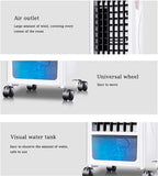  Refroidisseur De Climatiseur Portable Refroidisseur Par évaporation Refroidisseur D'air Par évaporation Portable Muet à économie D'énergie Pour Le Chaud Et Le Froid Convient Au Climatiseur De Chambre