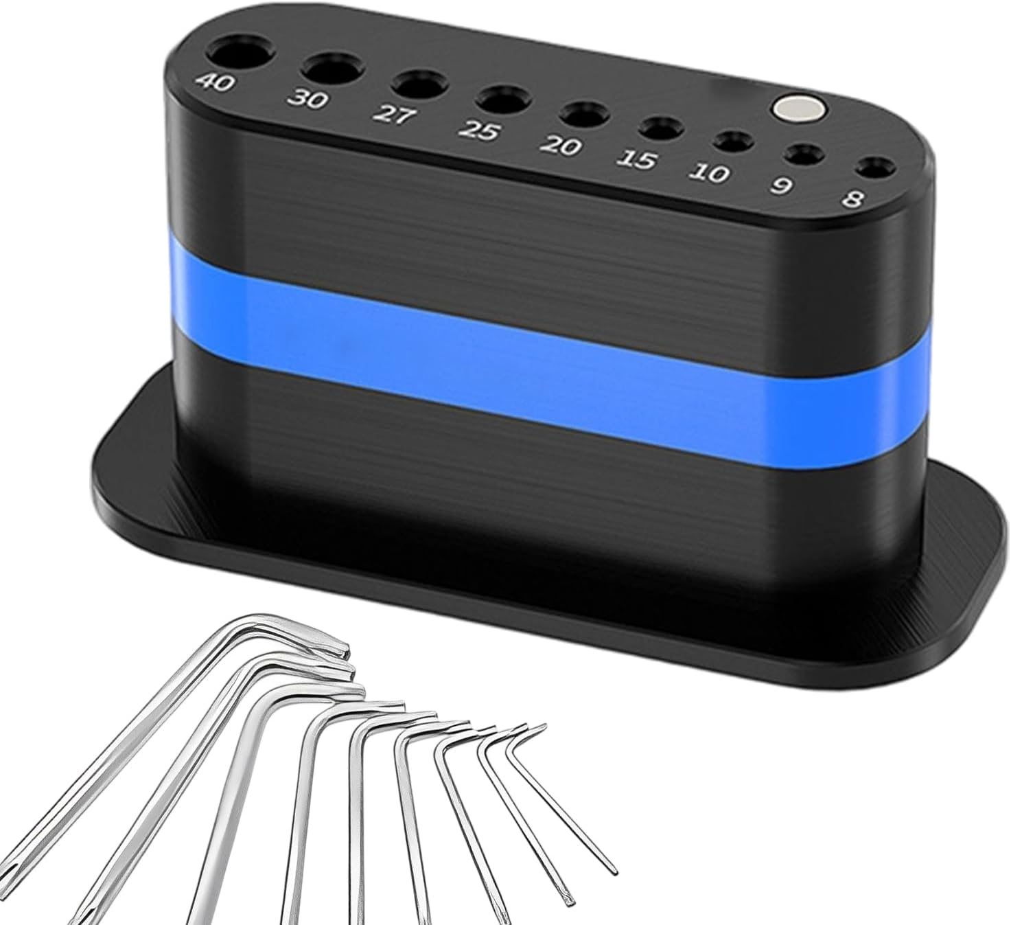  Support Pour Clés Allen - Porte-Clé En L - Porte-Clés à Libération Rapide Antidérapant Pour Garage Atelier Chariot à Outils Bureau