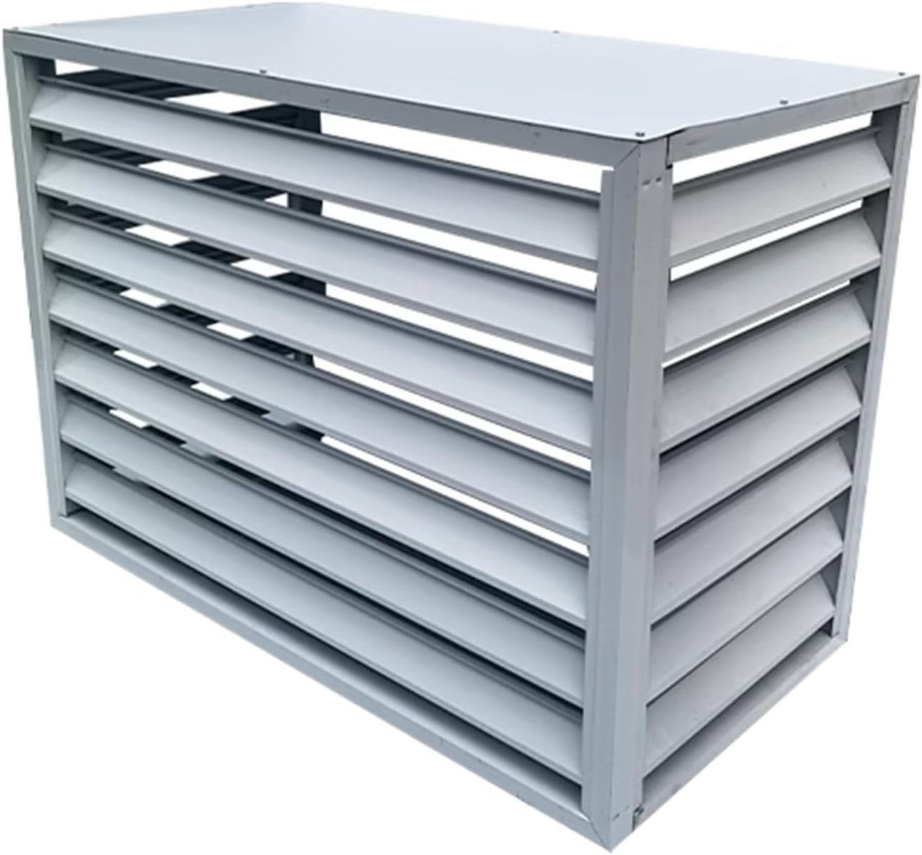 GENERIC Housse De Protection Pour Climatiseur Extérieur - Clôture Pour Unité De Climatisation - Pour Une Utilisation En Intérieur Et En Extérieur - Résistante Aux Intempéries - Design élégant Et Durable