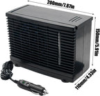  Ventilateur Climatiseur Portable Pour Voiture | Ventilateur Climatiseur Pour Véhicule - Rafraîchisseur D'Air Évaporatif 12V Pour Camion Camping-Car Voyage Sous-Sol Chambre Garage