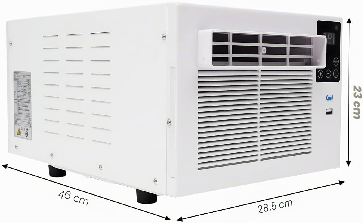  Mini Climatiseur Portable, Petit Climatiseur Semi-conducteur, Climatiseur Mobile Avec Fonction Minuterie, Espace Applicable De 5 à 8 M³