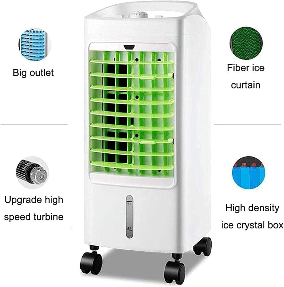  Climatiseur Portable Refroidisseur De Climatiseur Refroidisseurs Par évaporation Refroidisseur Et Humidificateur De Ventilateur D'air Par évaporation Portable Avec Réservoir D'eau De 5 L Refroidisseu