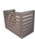  Housse De Protection Pour Climatiseur D'extérieur En Aluminium, Résistante Aux Intempéries Pour Unités Extérieures, Bouclier AC Et Pompe à Chaleur, Design De Clôture
