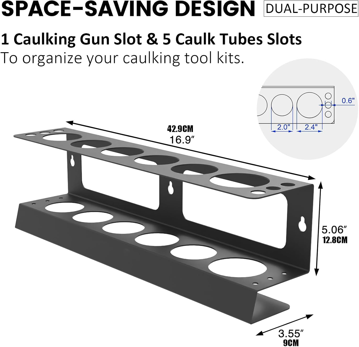  Support Pour Tube De Mastic - Porte Tubes Joint | Support Mural Pour Cartouches Et Aérosols Garage Atelier