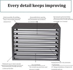 GENERIC Housse De Protection Extérieure En Aluminium Pour Climatiseur – Protection Contre Les Intempéries Pour Unités Centrales De Climatisation – Bouclier Décoratif Pour Unités Extérieures Et Design élégant