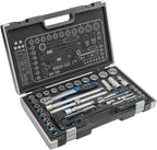  HÖGERT HT1R478 Mallette à Outils Remplie Avec 18 Prises Et Accessoires