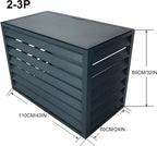 GENERIC Housse De Protection De Qualité Supérieure Pour Climatiseur Extérieur – Housse De Protection Contre Les Intempéries Pour Unités Autonomes En Aluminium Et Support De Fleurs – Imperméable Et Résistante