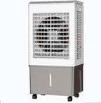  Rafraichisseur D'Air Mobile 40L Climatiseur Mobile Portable Humidificateur Ventilateur 3 Vitesses Mode Nuit Silencieux Minuterie 12H Ventilateur Refroidisseur D'Air Avec Télécommande Pour Chambres