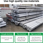GENERIC Housse De Protection En Aluminium Pour Climatiseur Extérieur - Pour Pompes à Chaleur 1,5P/2 ~ 3P/5P - Résistante Aux Intempéries - Protection Contre Les Feuilles Mortes - Blanc (100 X 50 X 70 Cm)