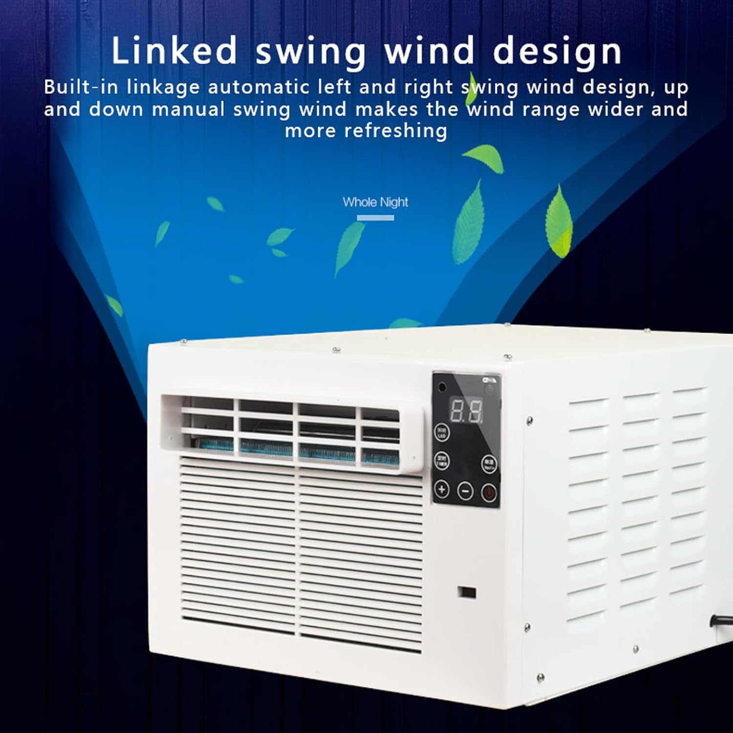GENERIC Climatiseur Portable, Mini Split AC, 280W Avec Minuterie Intelligente, Aucun Dispositif Externe, Vue Fenêtre Complète Pour Chambre Et Logements En Location