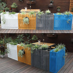 GENERIC Protection élégante Pour Climatiseur En Bois Massif Anti-corrosion Pour Unités Extérieures 100 X 30 X 80 Cm