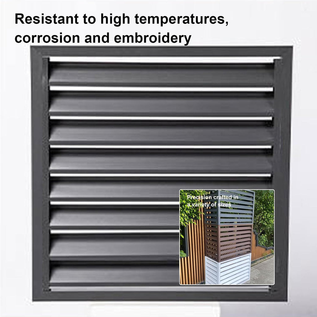 GENERIC Housse De Protection En Aluminium Pour Climatiseur Extérieur - Réduction Du Bruit - Étanche à La Poussière Et à L'eau - Idéale Pour Toutes Les Conditions Météorologiques