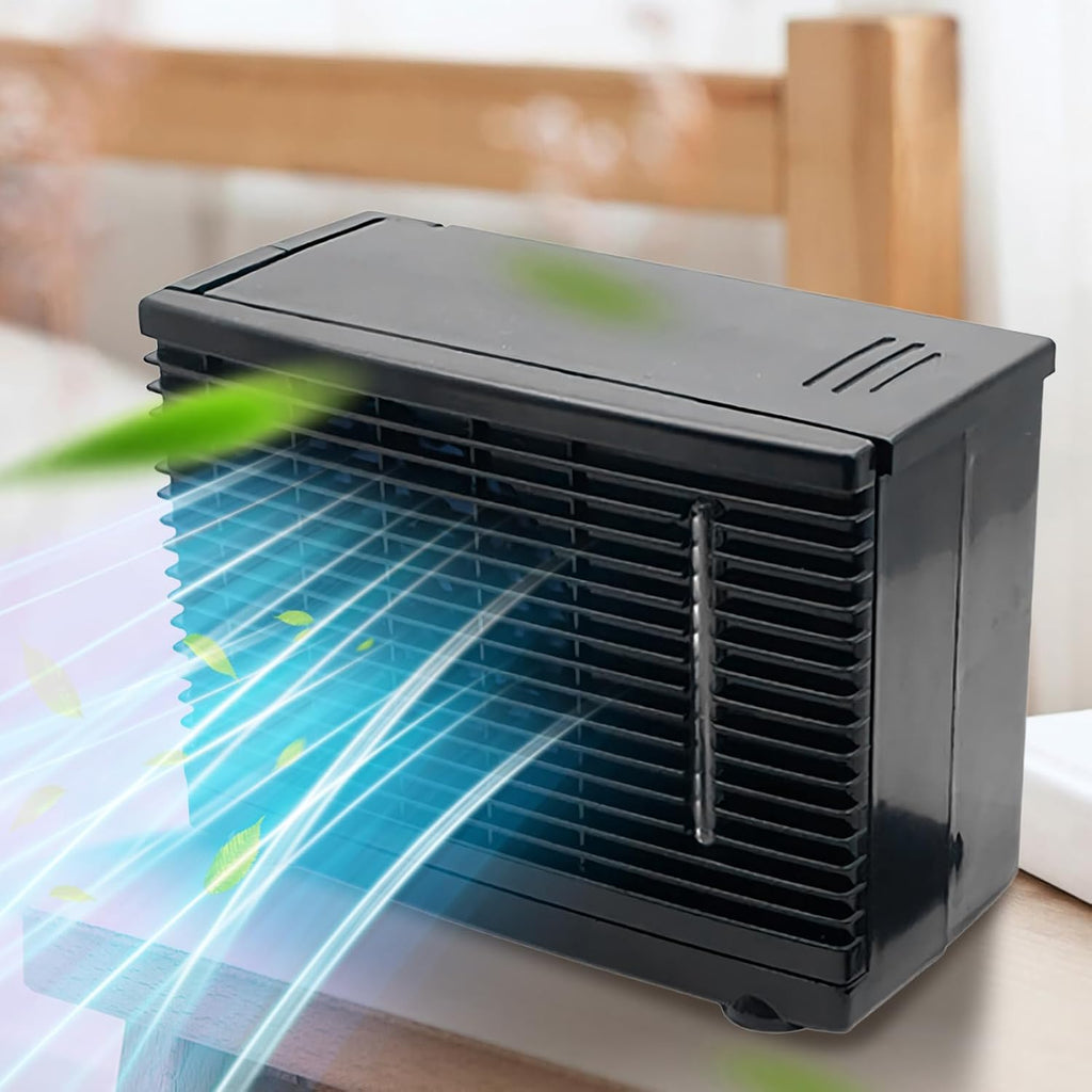  Ventilateur Climatiseur Portable Pour Voiture | Ventilateur Climatiseur Pour Véhicule - Rafraîchisseur D'Air Évaporatif 12V Pour Camion Camping-Car Voyage Sous-Sol Chambre Garage