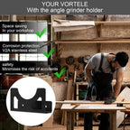 GENERIC Support Pour Meuleuse D'angle, Support Mural, Support De Rangement étroit, 12 X 4 X 7 Cm, Organiseur D'outils Multifonctionnel, Crochet D'équipement Robuste, Pour Installation De Clé électrique