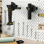 Power Tool Organizer, Metal Tool Shelf With Heavy Duty Build, 6.29x1.96x1.96 Inches Rust Resistant Multifunctional Garage Storage, Angle Grinder Rack For Polishing Machine, Sanding