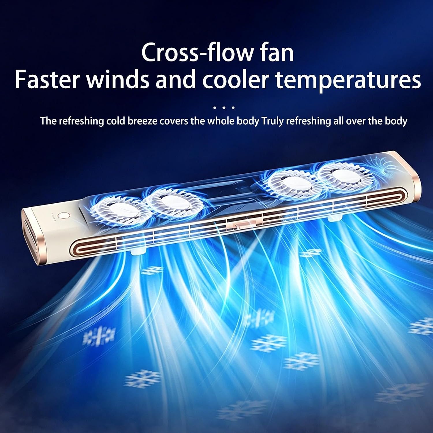  Mini Climatiseur Portable - Mini Appareil USB Rechargeable Portable Sans Pale | Ventilateur De Climatisation - Pour Chambre Maison Voiture Camping Extérieur Intérieur Voyage Camping-car Garage Atelier