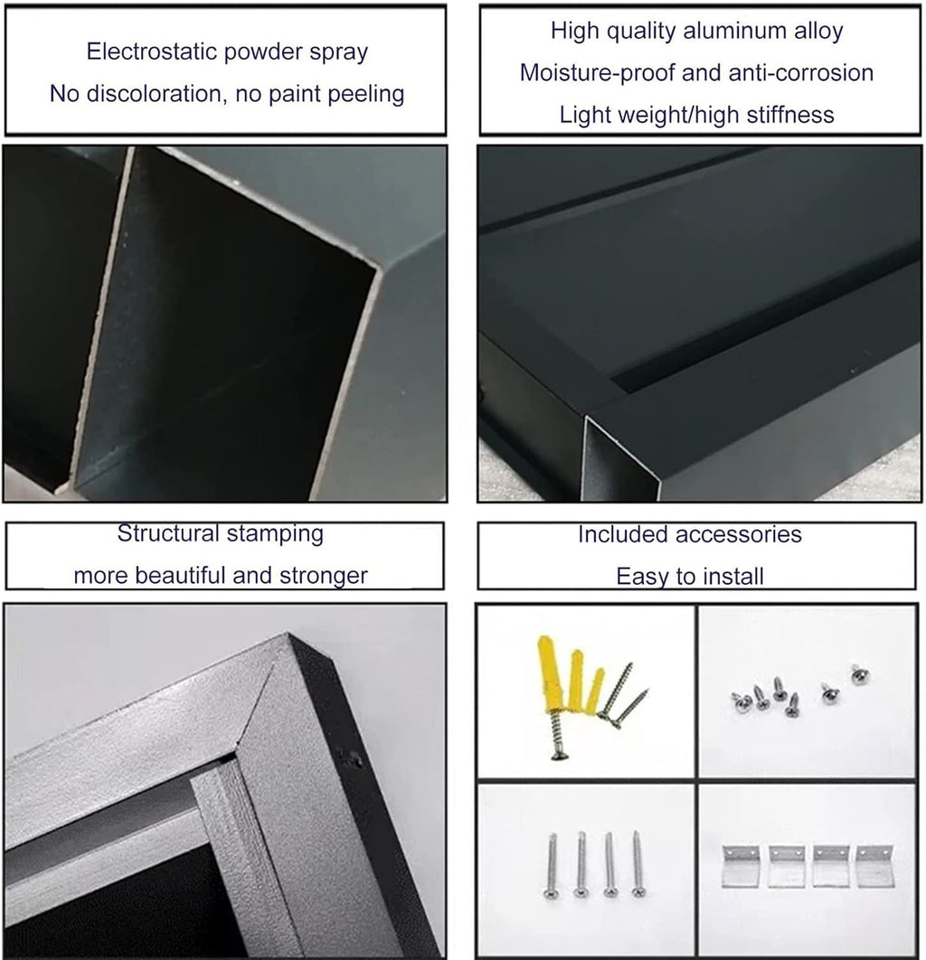 GENERIC Housse De Protection En Aluminium, Pompe à Chaleur Extérieure, étagère De Plantes Pour Jardin, Housse De Protection Pour Climatiseurs Extérieurs, Résistante Aux Intempéries Et Durable