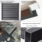 GENERIC Housse Robuste En Aluminium Pour Climatiseur De Mini Unités Séparées | Protection Antivol Extérieure | Réduction Du Bruit | Housses De Climatisation Résistantes Aux Intempéries Pour Une Utilisation En