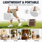  Climatiseur De Bureau 5000 BTU, Climatiseur Mobile 2m | Structure Split Silencieux, AC Pour Tente Camping Et Chambre, Option Longueur Tuyau 1m/1.5m/2m Sans Eau 12H
