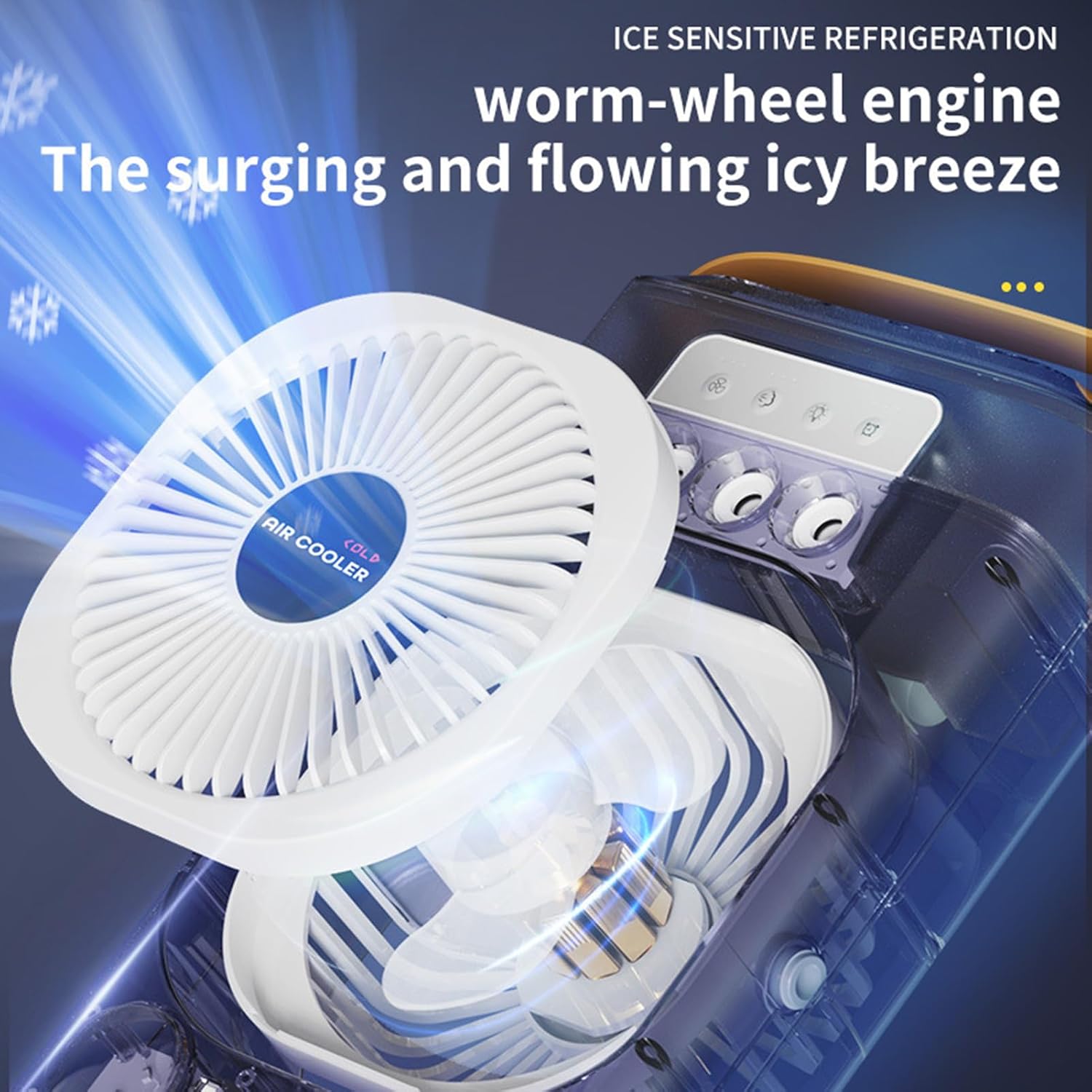  Climatisation - Dispositif De Climatisation, Glacière Humidificateur | Salle D'humidificateur De Vie, Refroidisseur D'air Portable 3 étapes, Climatisation Pour Les Chambres Avec Une Opér