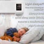 GENERIC Climatiseur Portable Pour Chambre, Mini Refroidisseur D'air Silencieux Avec 6 Vitesses, Flux D'air Froid Et Chaud, Télécommande, Affichage Led, Minuterie, Bureau Et Montage Mural Pour Bureau #1