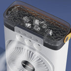  Ventilateur De Climatisation, AC Personnel | Les Ventilateurs AC Qui Soufflent De L'froid Pour La Chambre Avec Un Flux D'puissant | Lumière De Nuit à 7 Couleurs, Humidificateur De Bureau Inclinable à