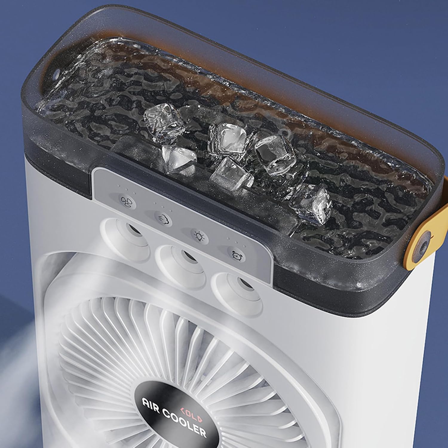  Ventilateur De Climatisation, AC Personnel | Les Ventilateurs AC Qui Soufflent De L'froid Pour La Chambre Avec Un Flux D'puissant | Lumière De Nuit à 7 Couleurs, Humidificateur De Bureau Inclinable à