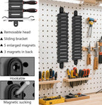  Générique Porte-Clés à Outils,Plateau De Rangement Pour Outils Avec Support Aimanté | Accessoire D'Organisation Polyvalent Pour Boîte à Outils – Idéal Pour Passionnés Et Débutants