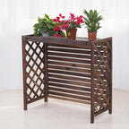  Housse De Protection Antivol Pour Climatiseur, Toutes Saisons, Protection De Confidentialité Pour Clôture Extérieure, Support Pour Plantes Pour Balcon De Jardin, étanche