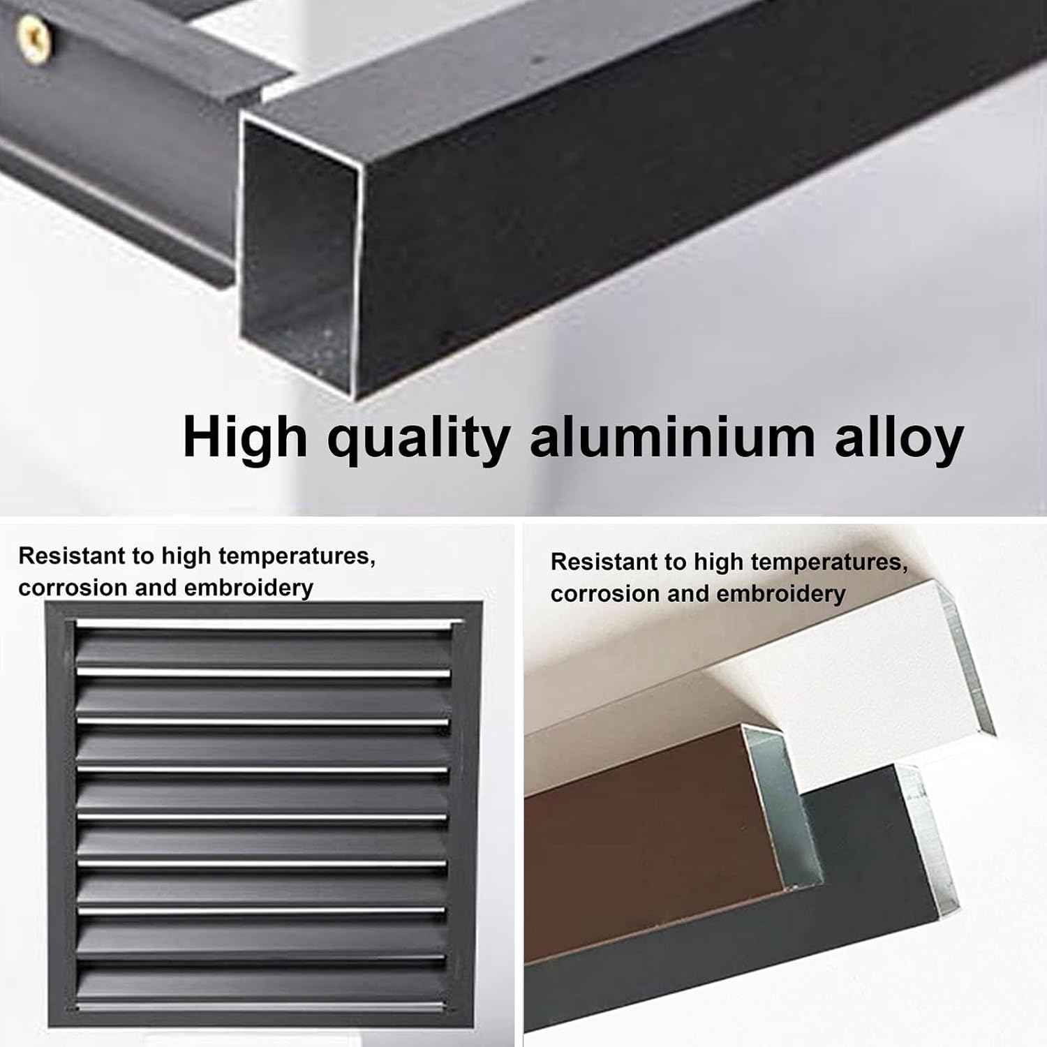  Housse De Protection Pour Climatiseur D'extérieur En Aluminium, Résistante Aux Intempéries Pour Unités Extérieures, Bouclier AC Et Pompe à Chaleur, Design De Clôture
