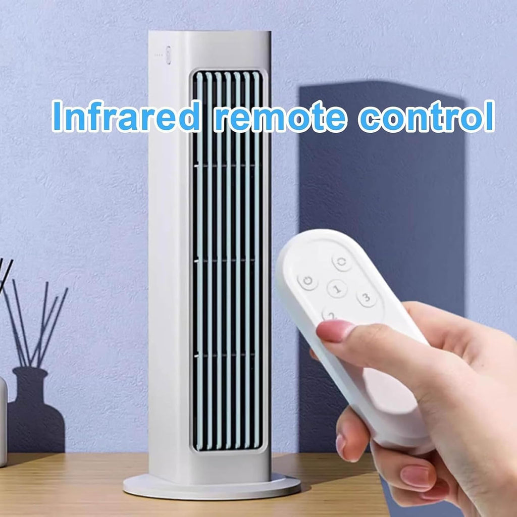 GENERIC Climatiseur Portable Avec 3 Vitesses, Télécommande Sans Fil, Diffuseur D'air à Longue Portée Pour Rafraîchir Une Pièce, Une Chambre, Un Bureau, à Poser Sur Un Bureau Ou à Fixer Au Mur