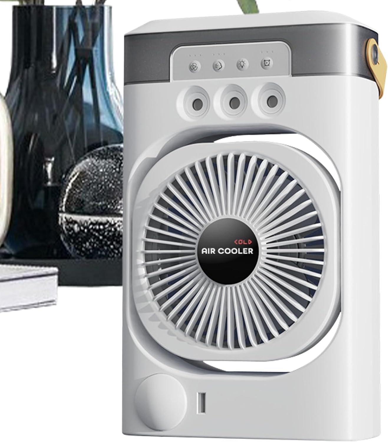  Climatisation - Dispositif De Climatisation, Glacière Humidificateur | Salle D'humidificateur De Vie, Refroidisseur D'air Portable 3 étapes, Climatisation Pour Les Chambres Avec Une Opér