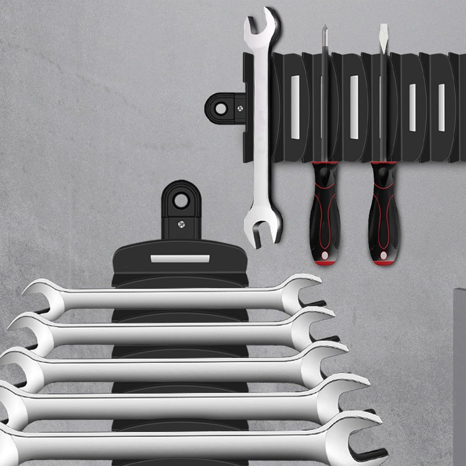 GENERIC Organiseur De Clés Magnétique, Support De Rangement Pour Outils, Boîte à Outils Polyvalente, Support Robuste, Idéal Pour Les Passionnés, L'organisation D'atelier Et De Garage