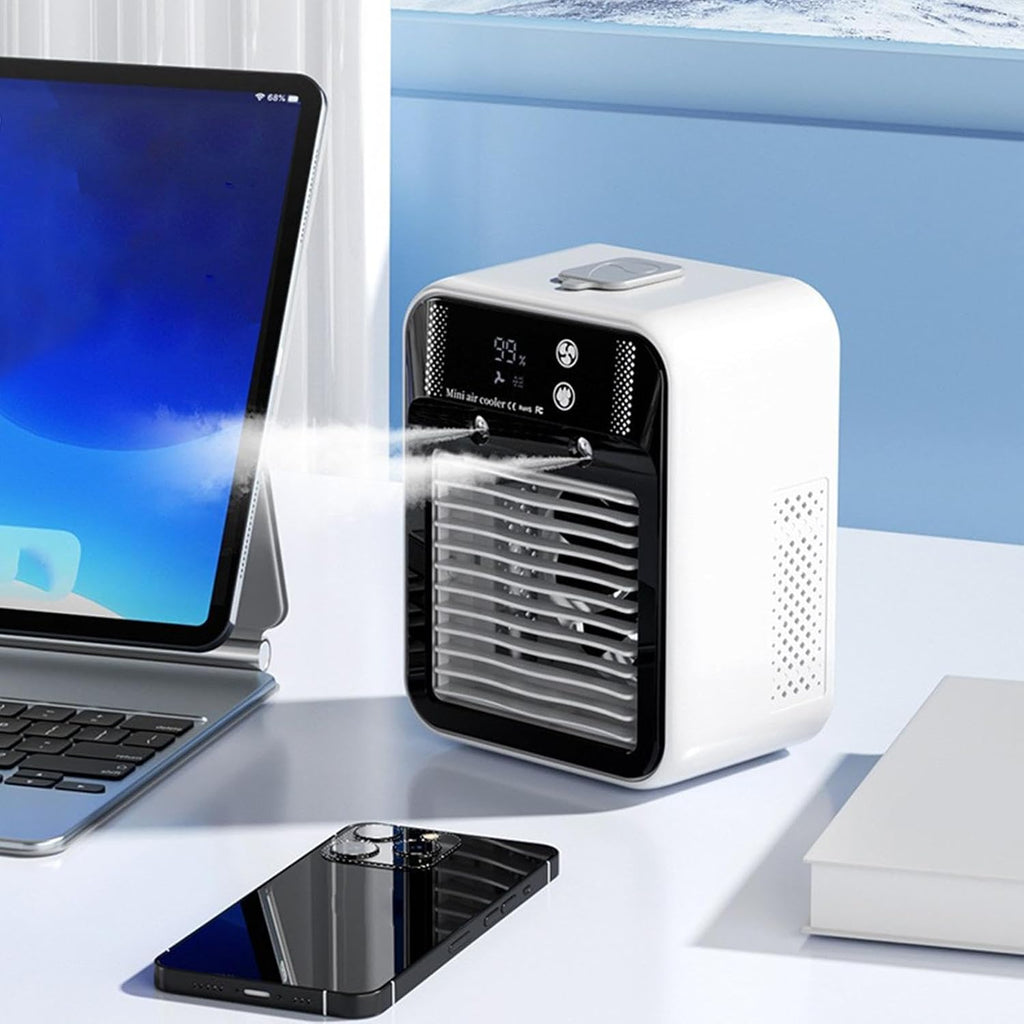  Climatiseur Portable | Ventilateurs Silencieux Rafraîchissants - 2 Vitesses De Vent Pour Cuisine, Dortoir, Bureau, Garage, Lieu De Travail, Maison,Maison, Chambre, Bureau, Garage