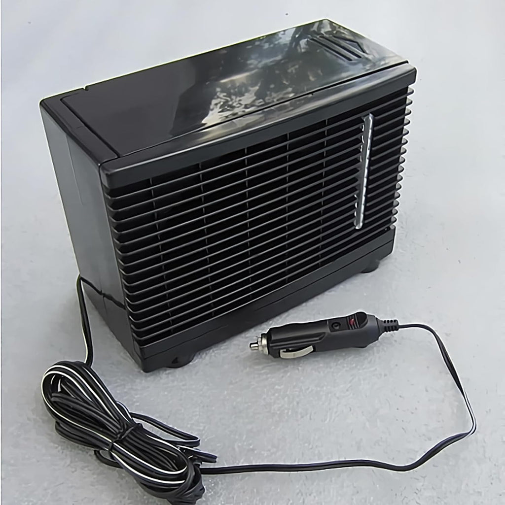  Ventilateur Climatiseur Portable Pour Voiture | Ventilateur Climatiseur Pour Véhicule - Rafraîchisseur D'Air Évaporatif 12V Pour Camion Camping-Car Voyage Sous-Sol Chambre Garage
