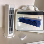 GENERIC Climatiseur Portable Avec 3 Vitesses, Télécommande Sans Fil, Diffuseur D'air à Longue Portée Pour Rafraîchir Une Pièce, Une Chambre, Un Bureau, à Poser Sur Un Bureau Ou à Fixer Au Mur