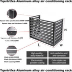 GENERIC Housse De Protection En Aluminium Pour Climatiseurs Mini Unités Séparées – Protection Extérieure Imperméable Et Grise Idéale Pour Une Utilisation En Intérieur/extérieur – Clôture élégante