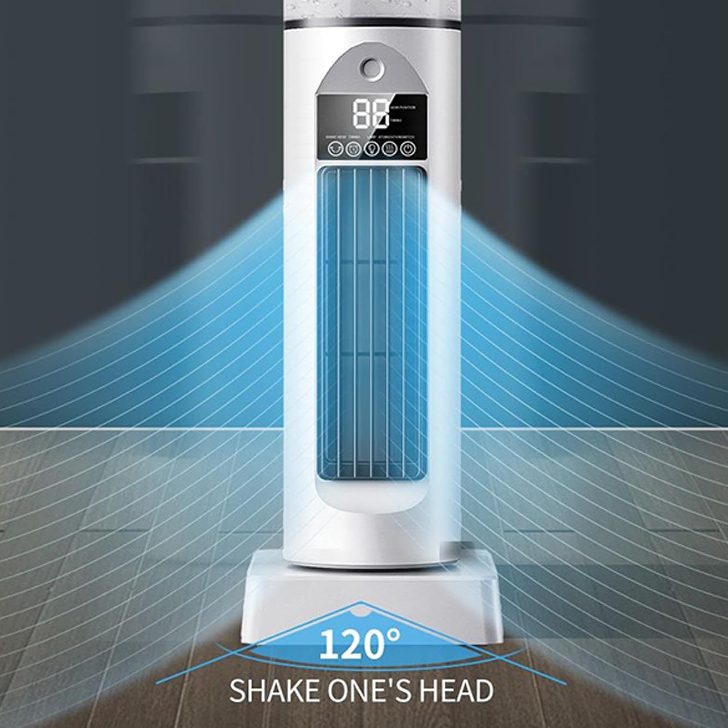  Ventilateur De Climatisation – Ventilateurs De Refroidissement Qui Soufflent De L'air Froid, Climatiseur Portable Avec Télécommande, Humidificateur Par évaporation Silencieux Pour Chambre à Coucher