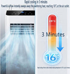 GENERIC Climatiseurs Portables Pour Grandes Pièces Jusqu'à 300 M², Unité AC Intelligente Avec Refroidissement Rapide, Déshumidificateur Et Ventilateur, Mode Veille 30 DB, Minuterie 24 Heures, Kit De Fenêtre