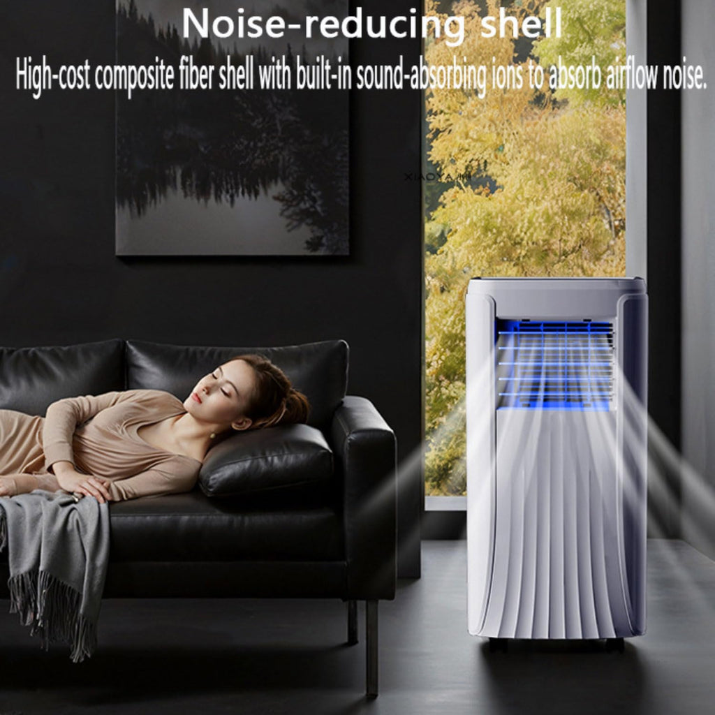  Climatiseur Mobile Climatisation Avec Déshumidificateur Clim Mobile Silencieuse Télécommande Minuterie 24H Refroidisseur D'air Ventilateur Refroidisseur D'air Avec 120° Oscillation