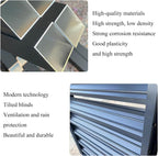  Housse De Protection Antivol Pour Climatiseur Et Pompe à Chaleur En Aluminium, Protection De Confidentialité En Alliage D'aluminium, Barrière Pour équipement De Piscine,