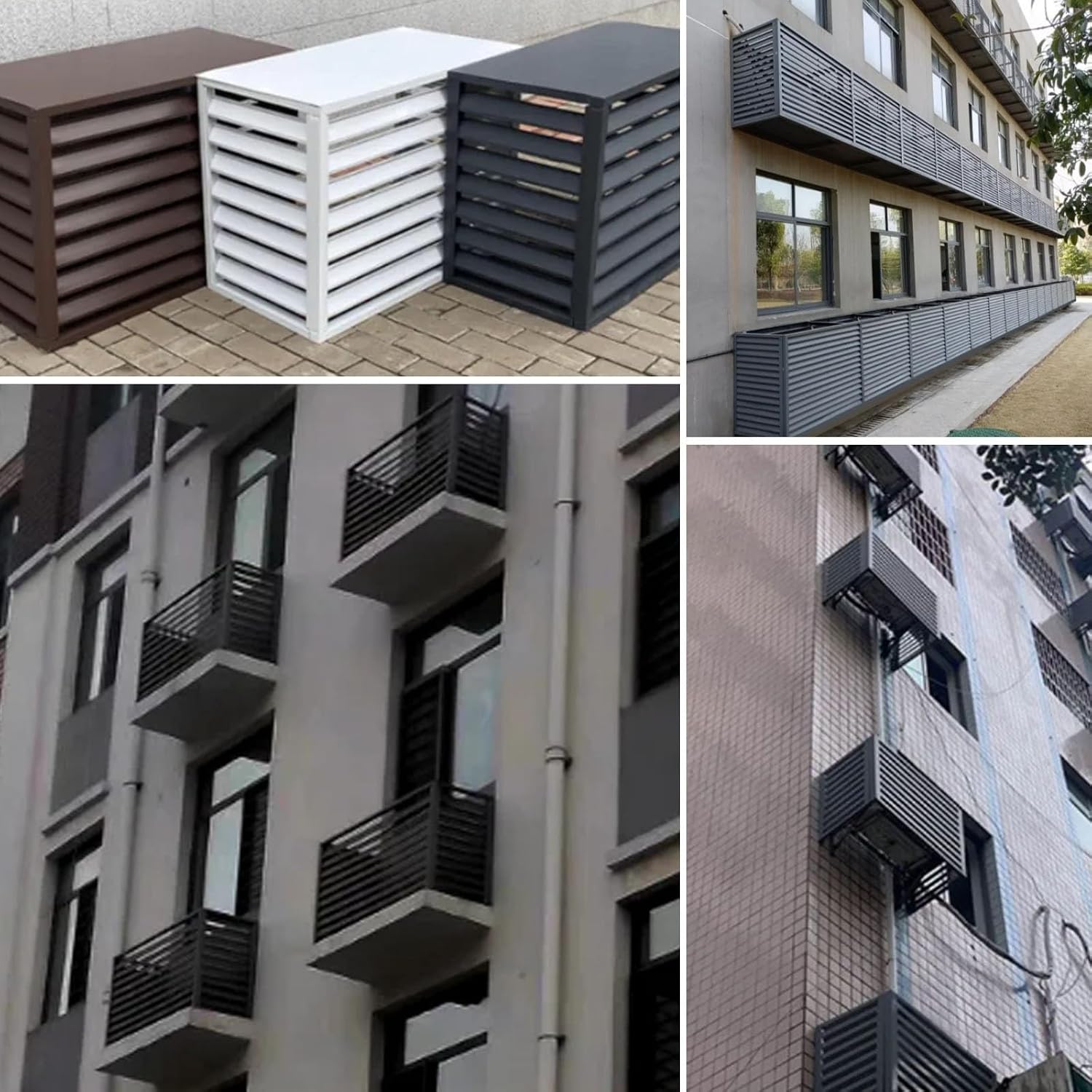 GENERIC Housse De Protection Pour Climatiseur Extérieur – Étanche à La Poussière Et Réduction Du Bruit – Mini Housse De Protection Pour Unités Extérieures – Protection Contre Les Intempéries Pour Systèmes De