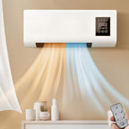 GENERIC Climatiseur Portable Pour Chambre, Mini Refroidisseur D'air Silencieux Avec 6 Vitesses, Flux D'air Froid Et Chaud, Télécommande, Affichage Led, Minuterie, Bureau Et Montage Mural Pour Bureau #1