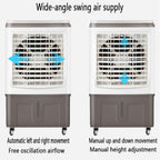  Rafraichisseur D'Air Mobile 40L Climatiseur Mobile Portable Humidificateur Ventilateur 3 Vitesses Mode Nuit Silencieux Minuterie 12H Ventilateur Refroidisseur D'Air Avec Télécommande Pour Chambres