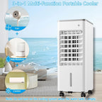 GENERIC Climatiseur Portable Avec 3 Vitesses, Oscillation à 90°, Minuterie 8 H, Réservoir De 9 L, Rafraîchisseur D'air Par évaporation Avec Télécommande, Ventilateur Et Humidificateur Pour La Maison