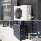 GENERIC Housse De Protection Pour Climatiseur Extérieur Et Pompe à Chaleur – Grille De Protection En Aluminium Composite Pour Meubles De 110 X 60 X 80 Cm, Idéale Pour La Protection Contre Les éléments Du