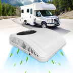 GENERIC Climatiseur De Toit 9500 BTU Pour Camping-car, Camion, Bateau, Caravane – Unité De Refroidissement Et De Chauffage Silencieuse à Faible Puissance Avec Compresseur De Rouleau
