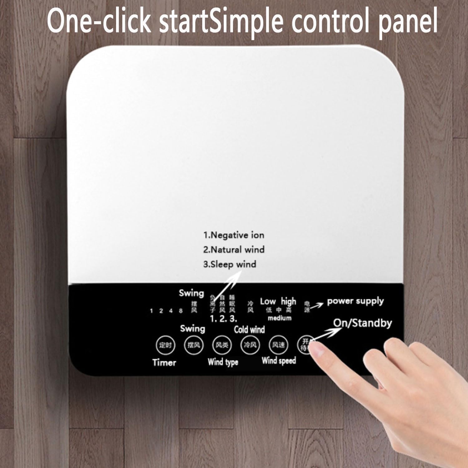 GENERIC Climatiseur Portable Par évaporation Avec Ventilateur Oscillant à 90°, 4 Modes, 3 Vitesses, Minuterie 15 H, Télécommande Et Blocs Réfrigérants, Réservoir D'eau De 9 L. Idéal Pour Chambre Ou Bureau.